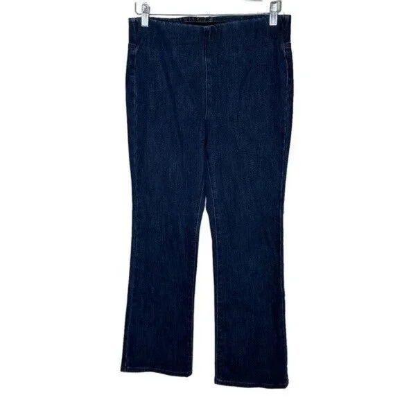 Soft Surroundings The Ultimate Denim Pull-On Bootcut Jeans Size Petite Small - Picture 2 of 10